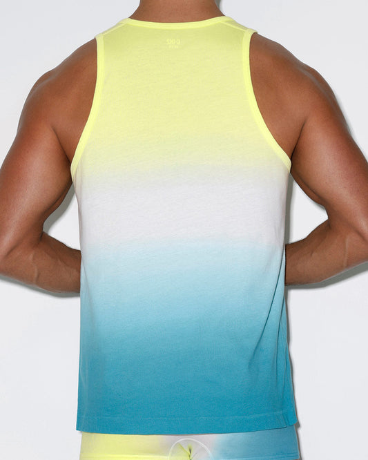 Dip Dye Relaxed Tank Breeze Blue - view 2