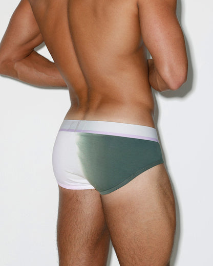 Dip Dye Low Rise Brief Lilac Green - view 3