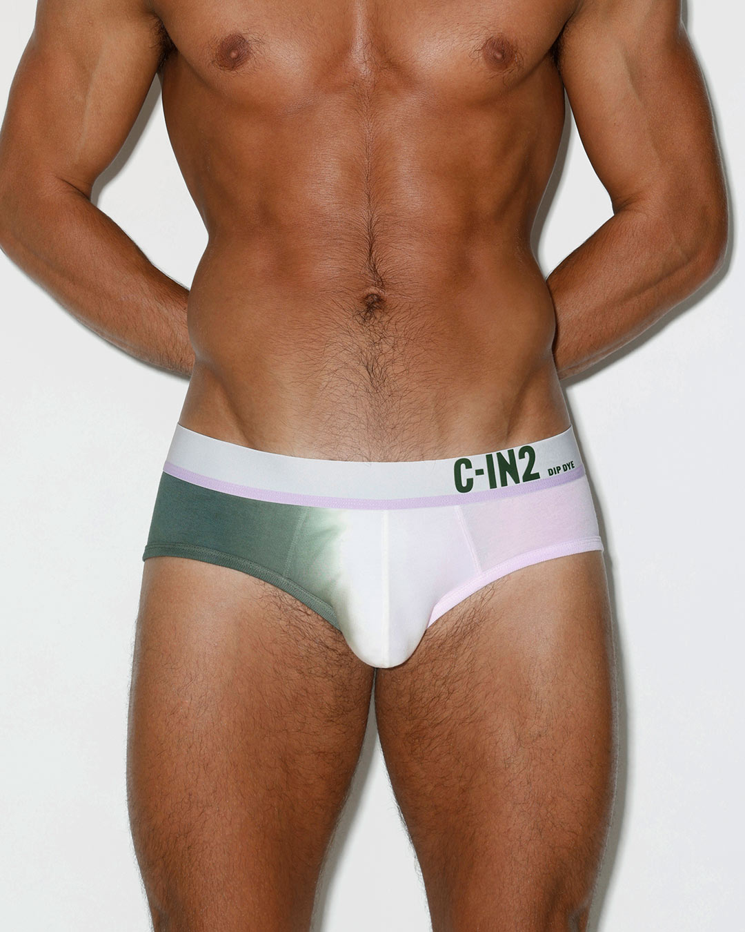 Dip Dye Low Rise Brief Lilac Green - view 2