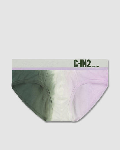 Dip Dye Low Rise Brief Lilac Green - view 6