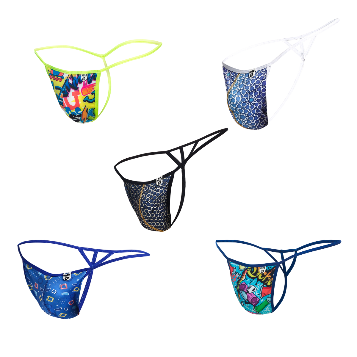 MOB Hipster T Thong Print