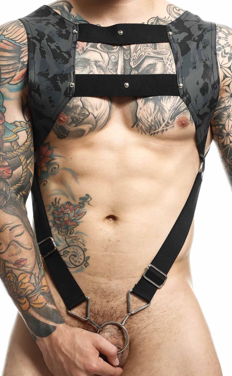 DNGEON Croptop Harness | MEN Harness | Malebasics | OUTFAIR | OUTFAIR