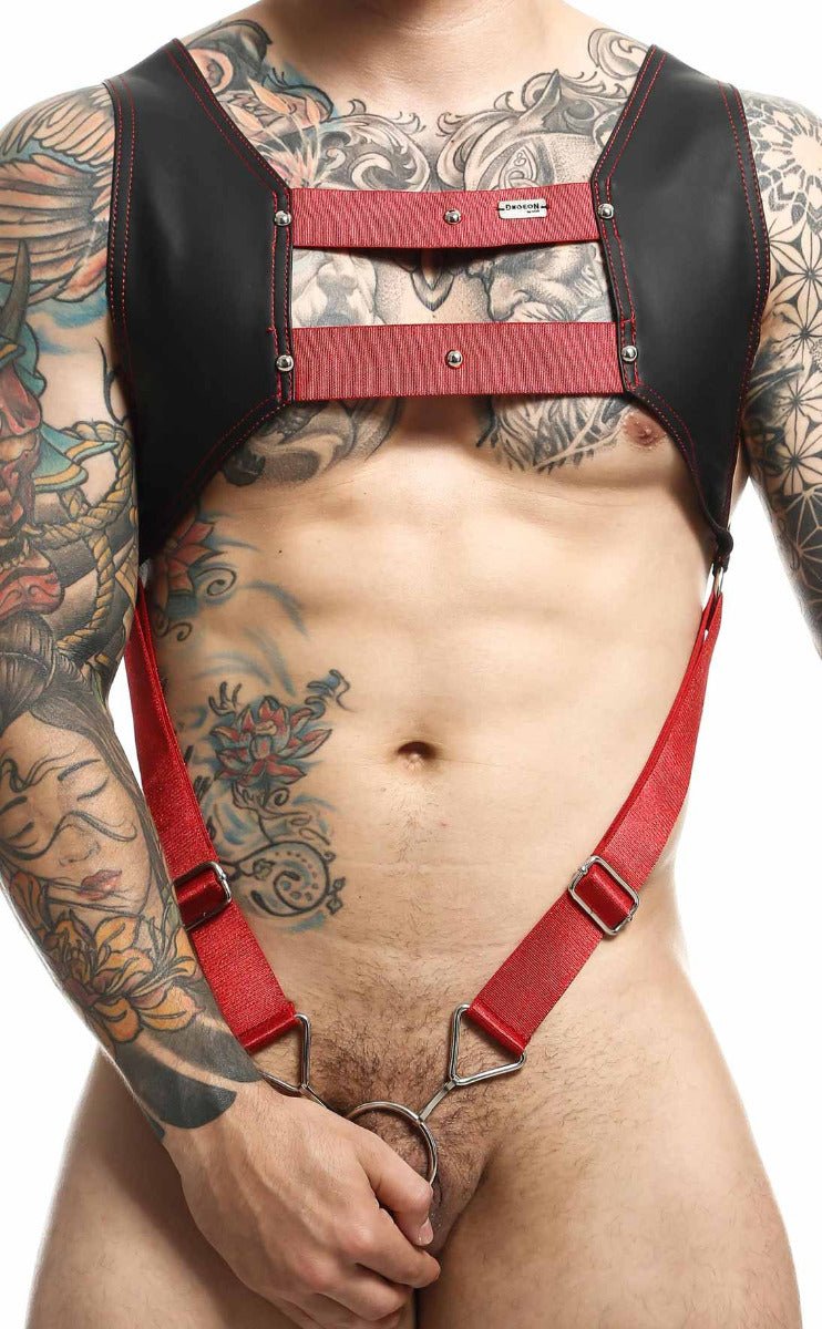 DNGEON Croptop Harness | MEN Harness | Malebasics | OUTFAIR | OUTFAIR