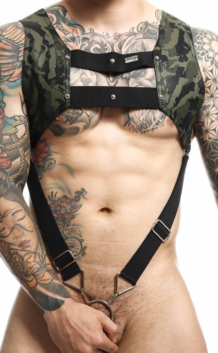 DNGEON Croptop Harness | MEN Harness | Malebasics | OUTFAIR | OUTFAIR