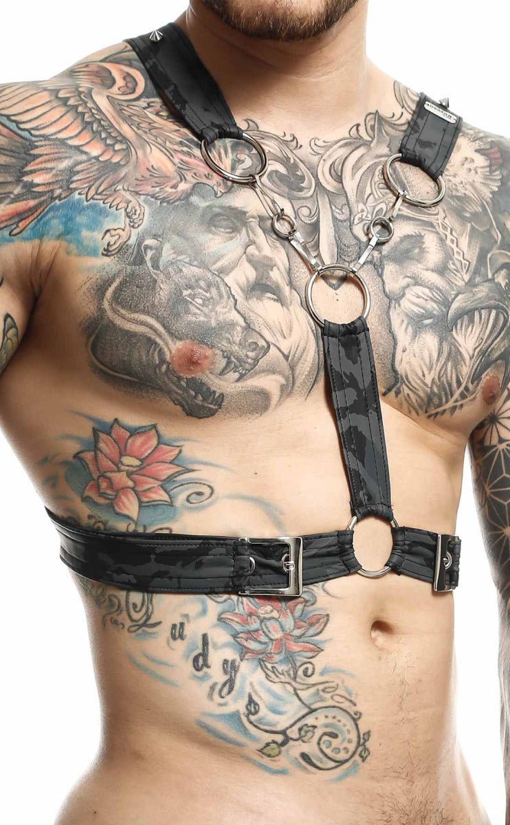 DNGEON Cross Chain Harness | MEN Harness | Malebasics | OUTFAIR | OUTFAIR