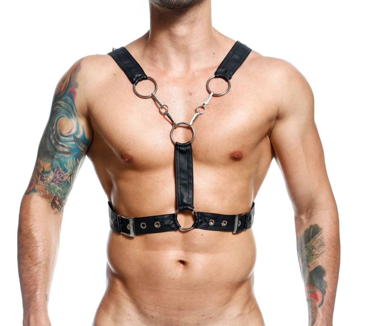 DNGEON Cross Chain Harness | MEN Harness | Malebasics | OUTFAIR | OUTFAIR