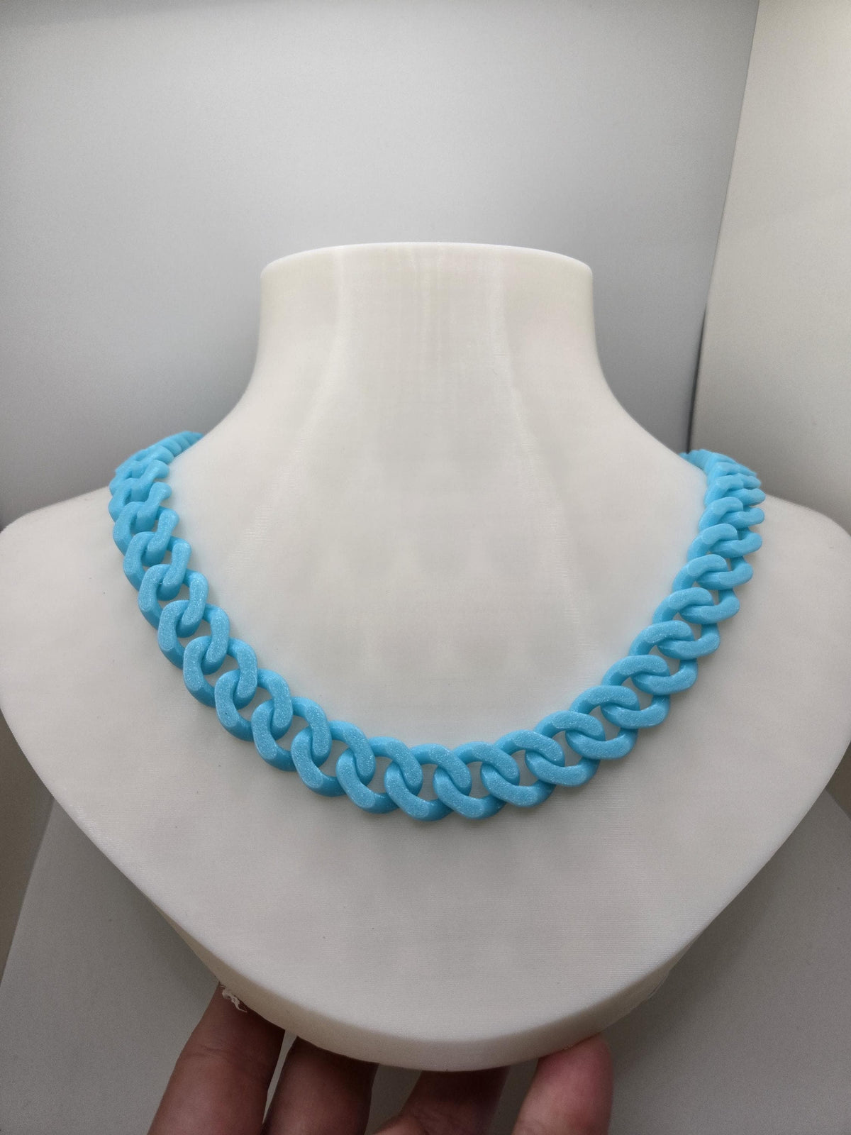 Stretchy Cuban Chain Loop Poppers/Lube Holder Necklace – Colorful, Customizable, Durable & Stylish