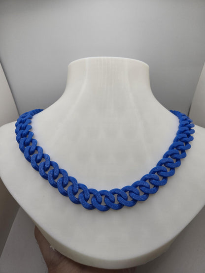 Stretchy Cuban Chain Loop Poppers/Lube Holder Necklace – Colorful, Customizable, Durable & Stylish