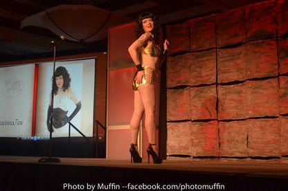 Lascivious's Golden Bolero & Booty Shorts - view 11