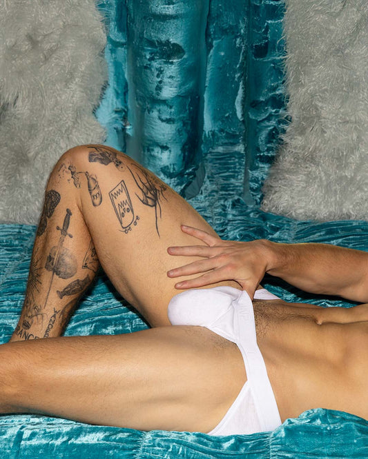 Hand Me Down Dash Brief White - front view