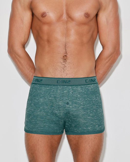 Hand Me Down Runner Boxer Lake Teal - front view