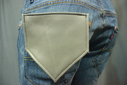 Solid Color Leather Pocket Flag - view 8