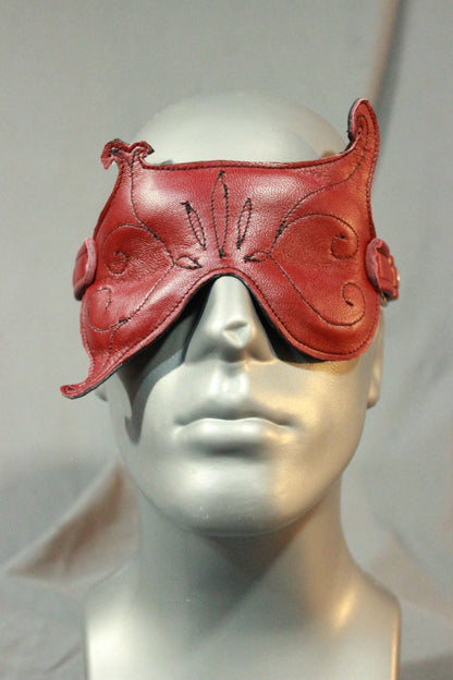 Fancy Leather Mask - front view
