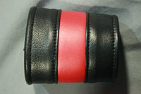 Striped Wrist Bracer Wallet Pair - front view