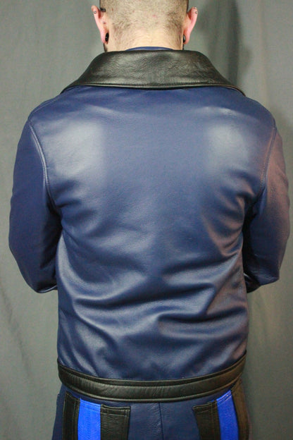 Classic Leather Biker Jacket - view 3