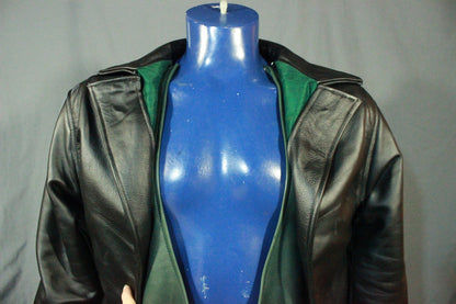 Our Leather Tailcoat in Forrest Green and Pure Silk! - view 4