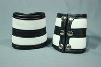 Wrist Bracer Wallet in color, REVERSED pattern. - front view