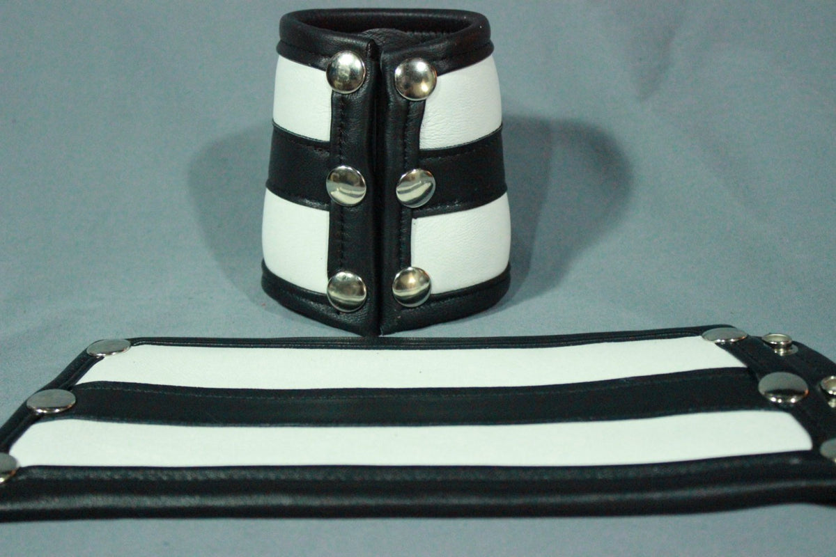 Wrist Bracer Wallet in color, REVERSED pattern. - view 5