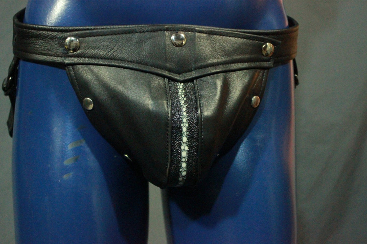 Our classic jock with black stingray! - view 2