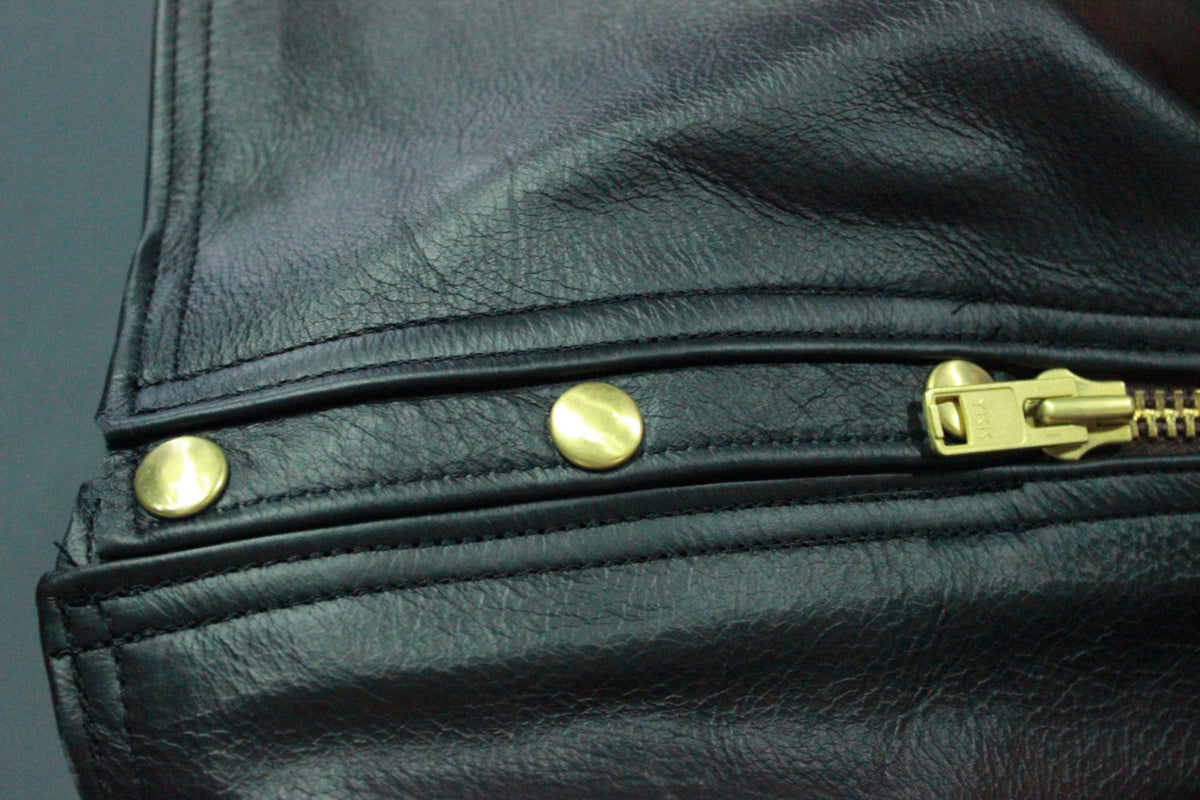 Black Leather Chaps - view 5