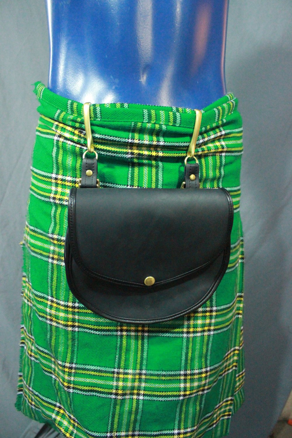 Black Leather Sporran - view 5