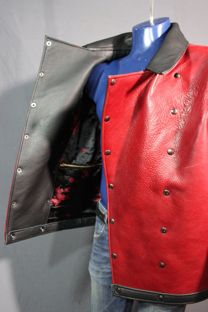 Our Biker Jacket in Burgundy! - view 3