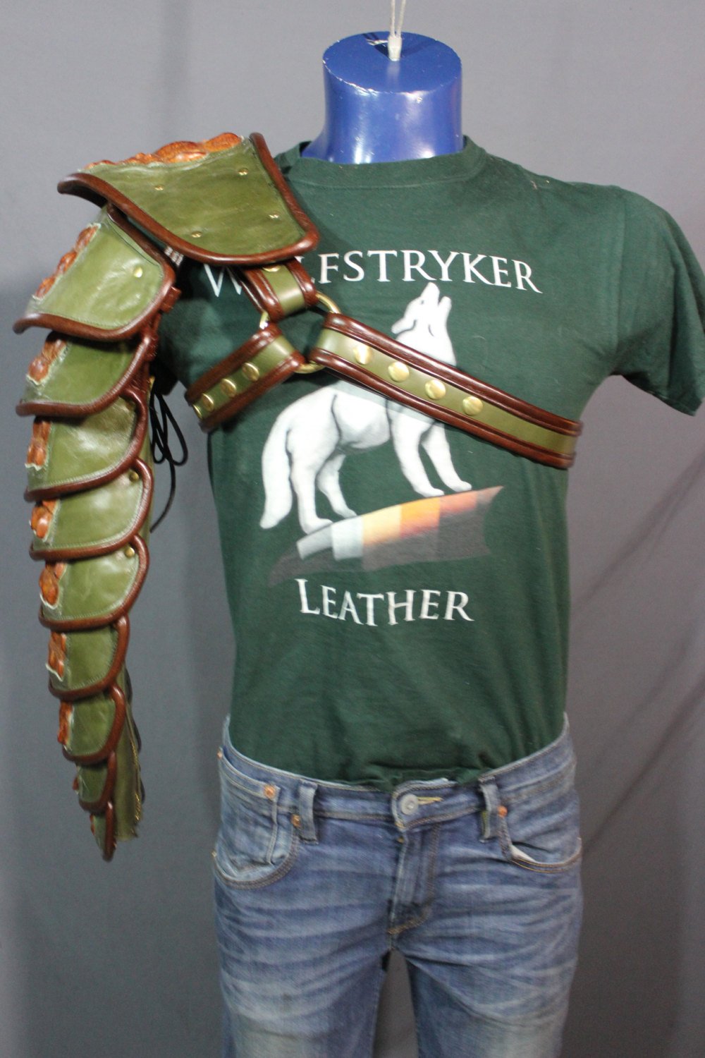 Olive and Cognac Arm Armor - view 5