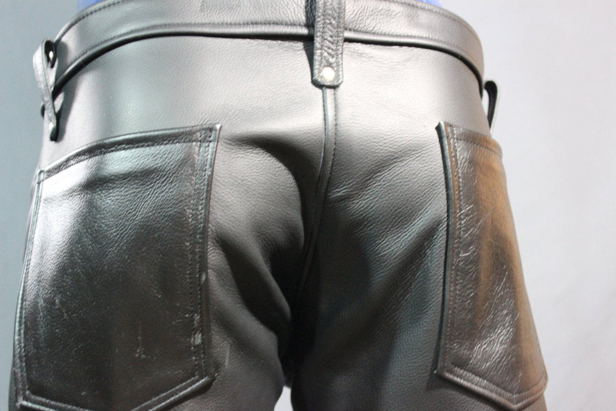 Our Classic Black Leather Pants! - view 2