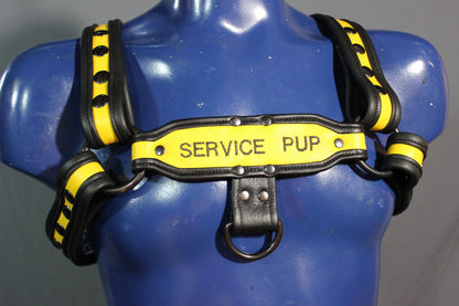Service Pup Harness - front view