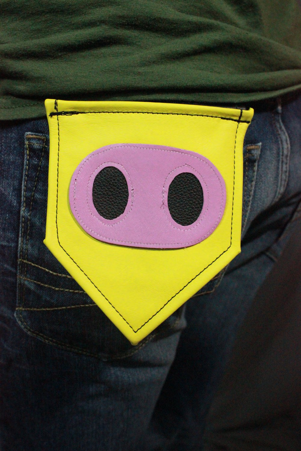 Piggy Pocket Flag - front view