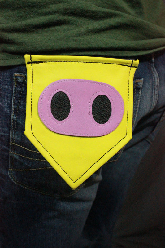 Piggy Pocket Flag - front view
