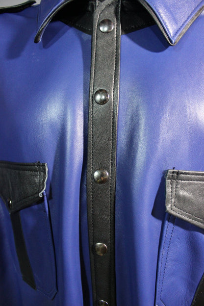 Sir Tom Matt's Collection - Leather Dress Shirt - view 9