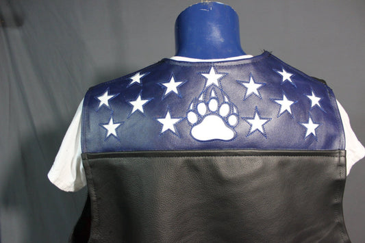 Wolfstryker's American Bear © Western Style Vest - front view