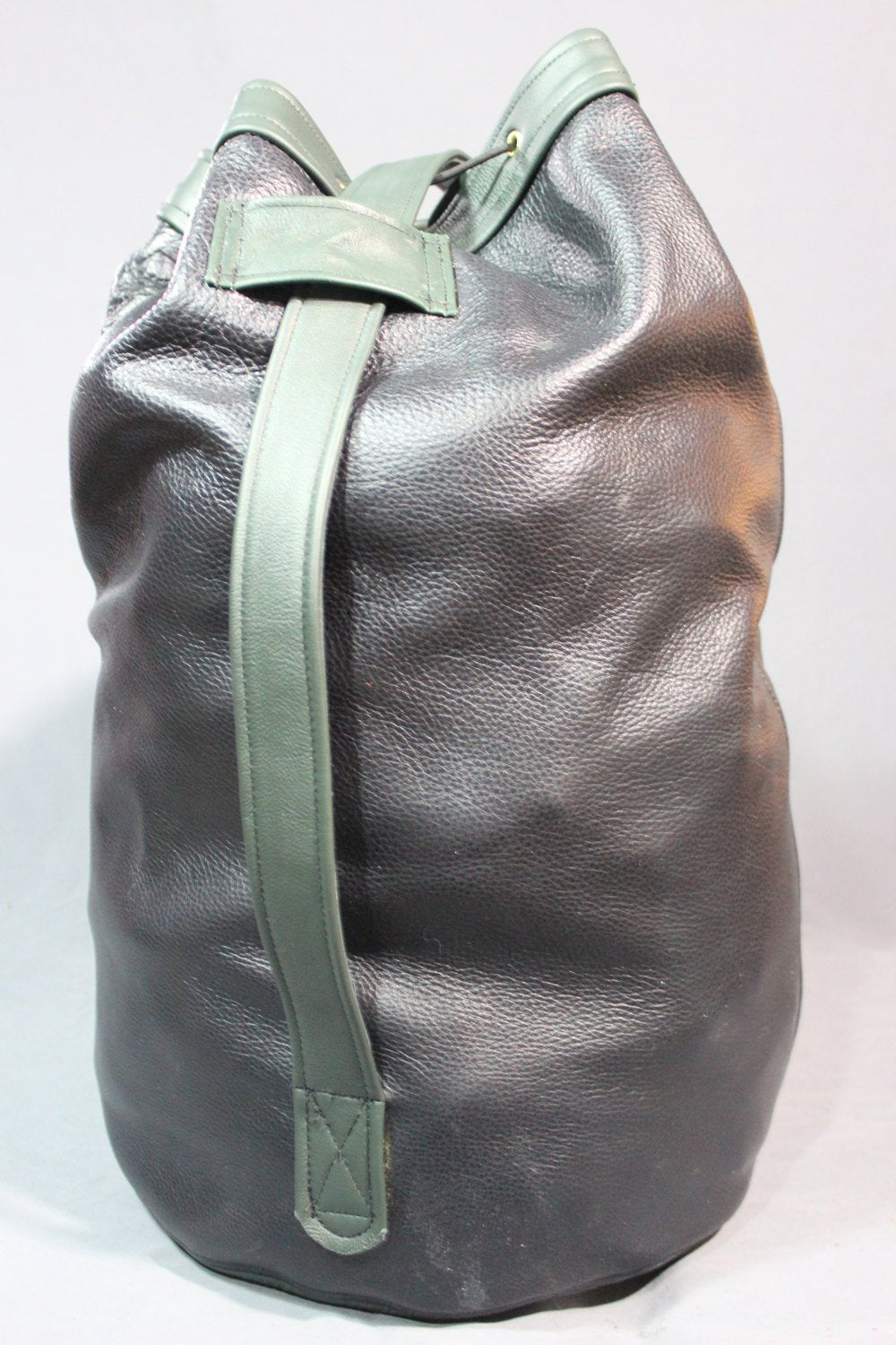 Leather Canister Duffel Bag - view 3