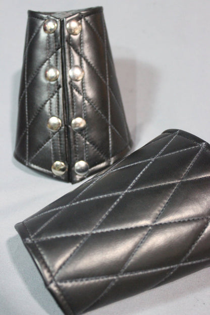 Quilted Wrist Bracer with Wallet Compartment (5") - view 5