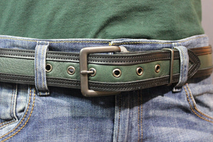 Two Tone Latigo Belts - view 3