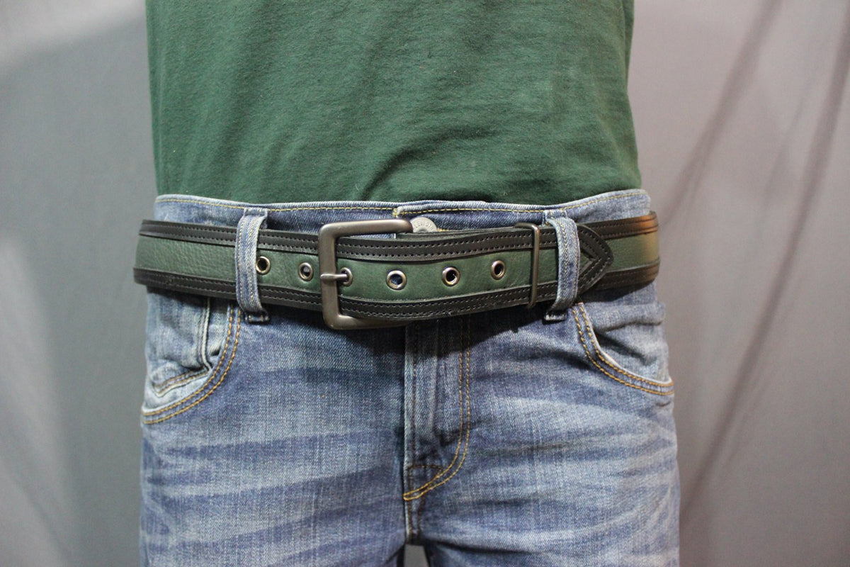 Two Tone Latigo Belts - view 5