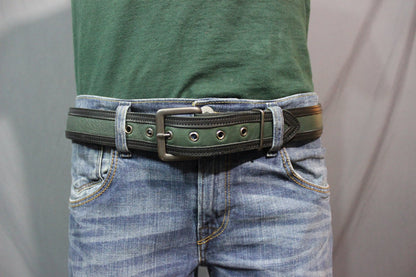 Two Tone Latigo Belts - view 5
