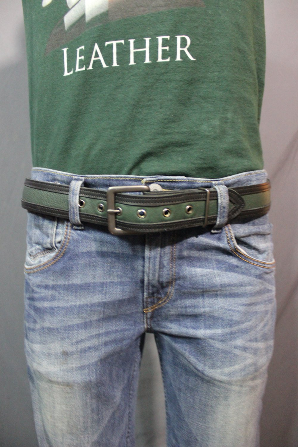 Two Tone Latigo Belts - view 6