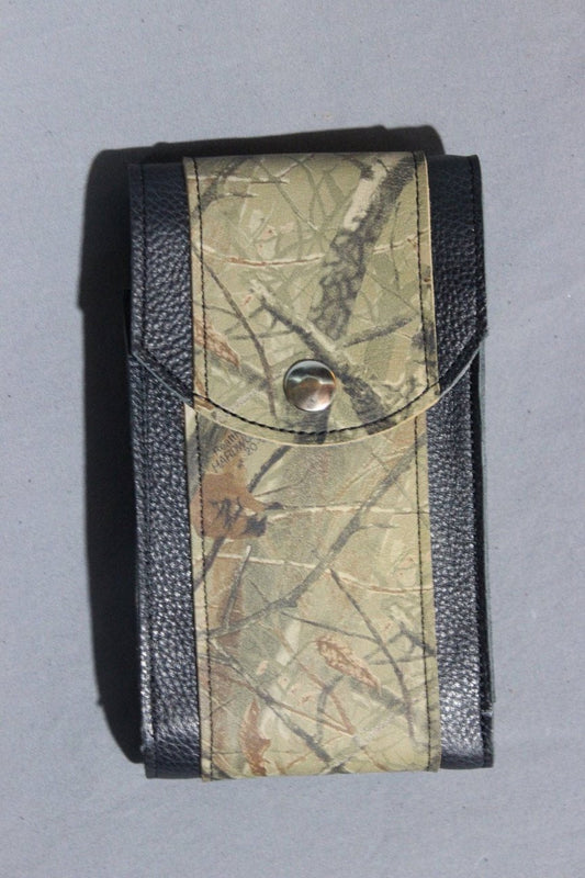 Two Tone Leather Phone Case - front view