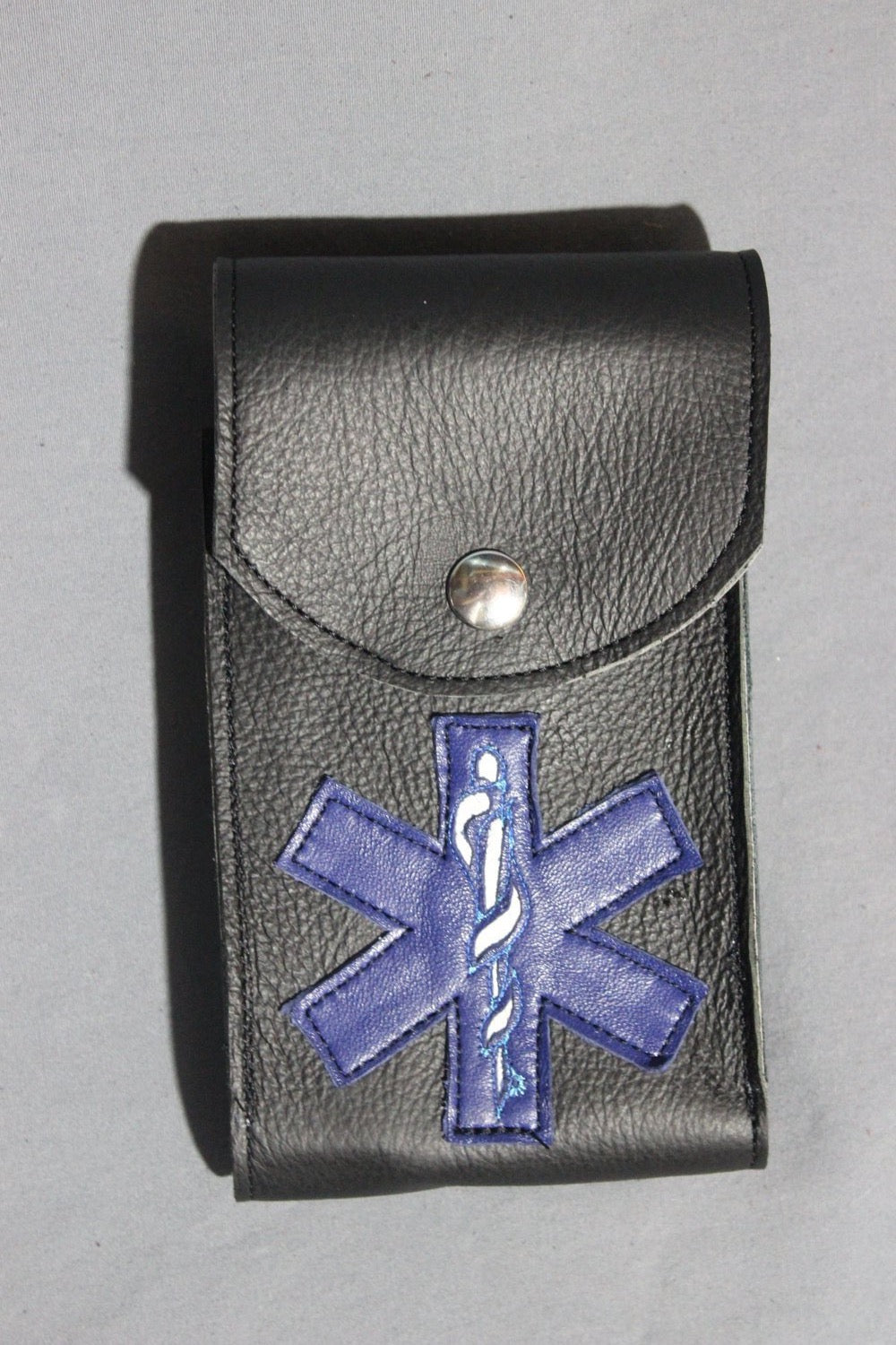 Paramedic Seal Leather Cellphone Case - front view