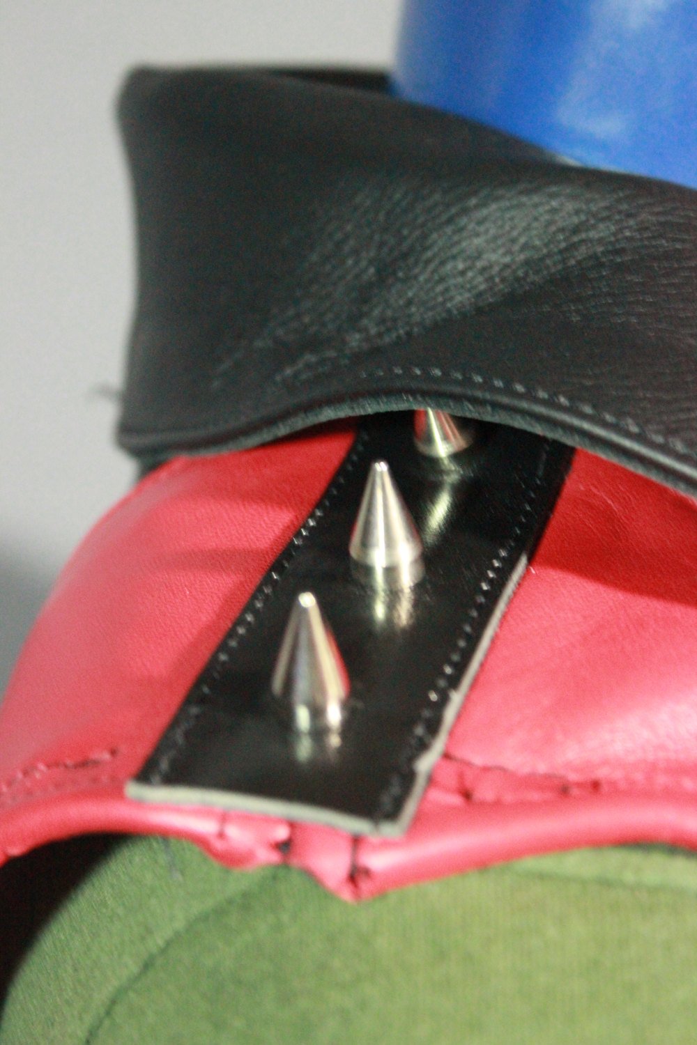 Amazing Black and Red Motorcycle Vest - view 3