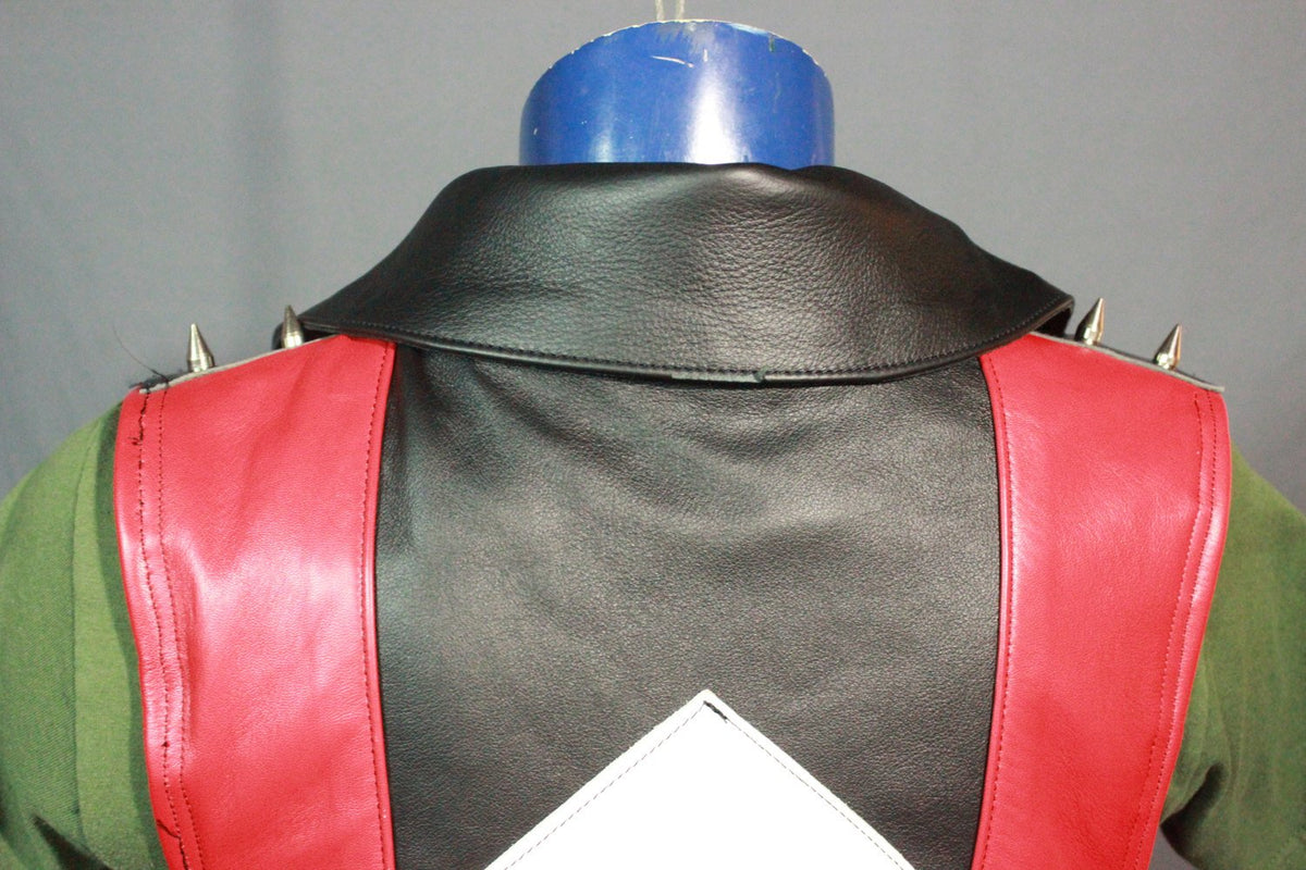 Amazing Black and Red Motorcycle Vest - view 4