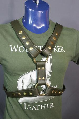Classic Extended X Harness with Cockring Strap - view 9