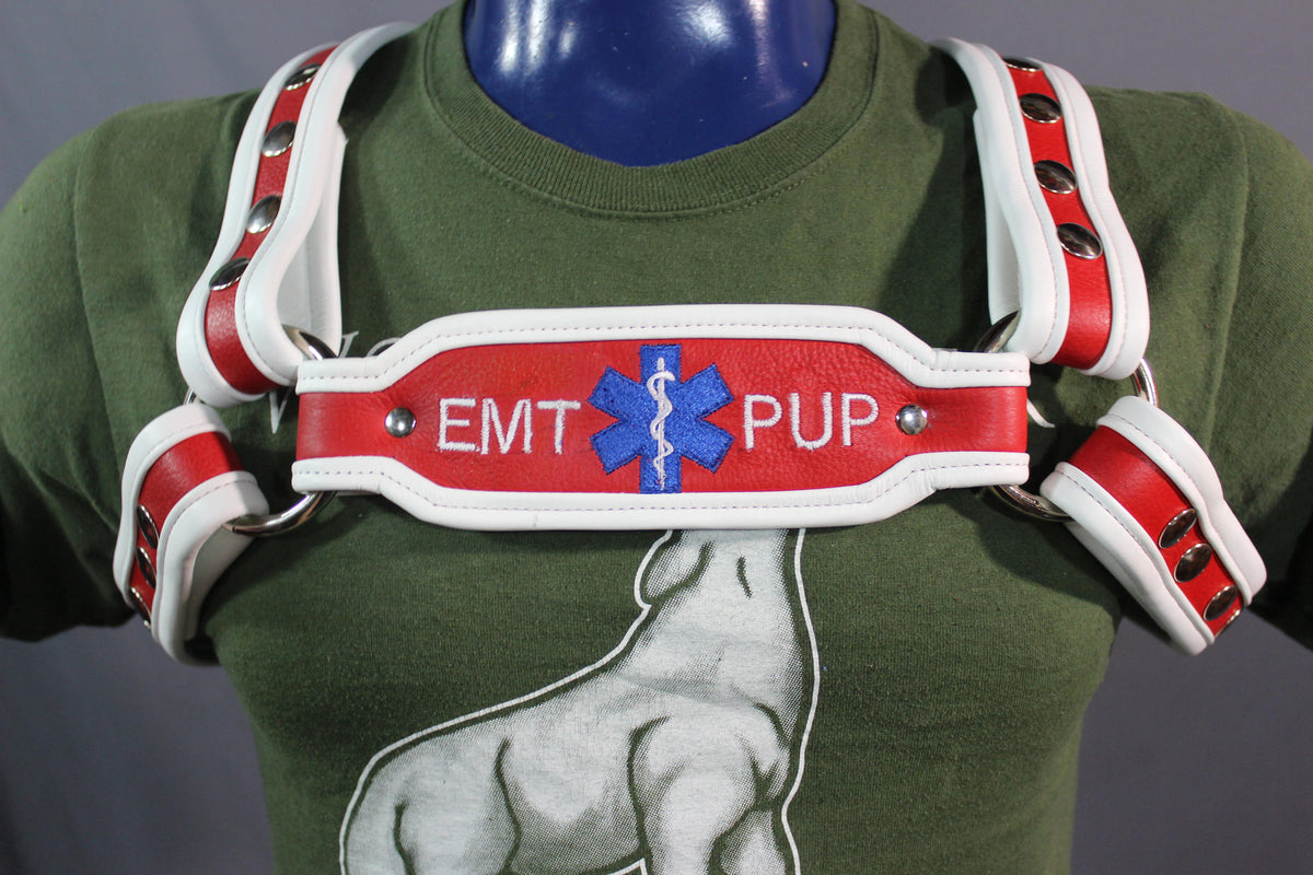Our EMT Pup Harness - front view