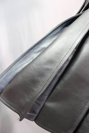 Pleated Leather Kilt - view 19
