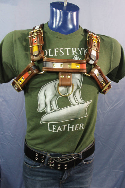 Our Bear Pride Bulldog Harness - view 5
