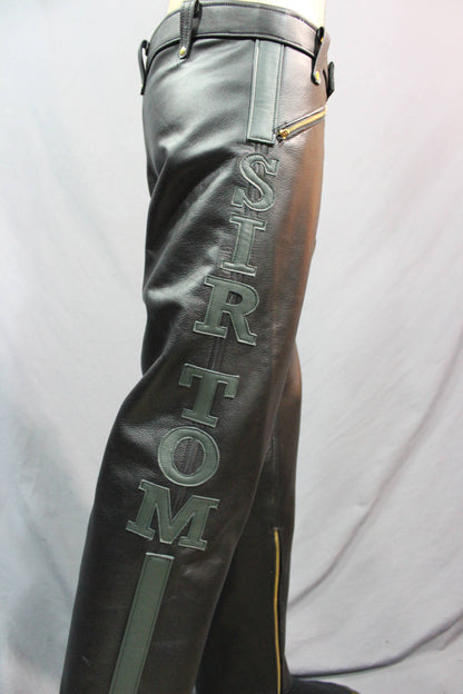 Sir Tom Matt's Collection - Double Zip Buckle Pants - view 3