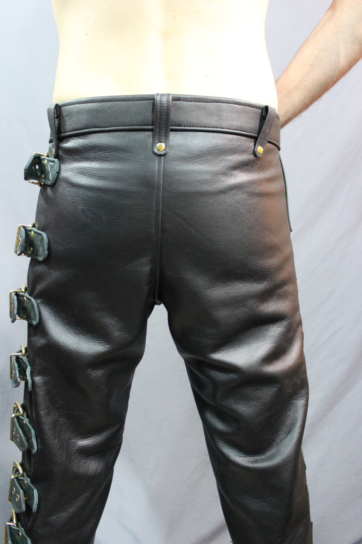 Sir Tom Matt's Collection - Double Zip Buckle Pants - view 4