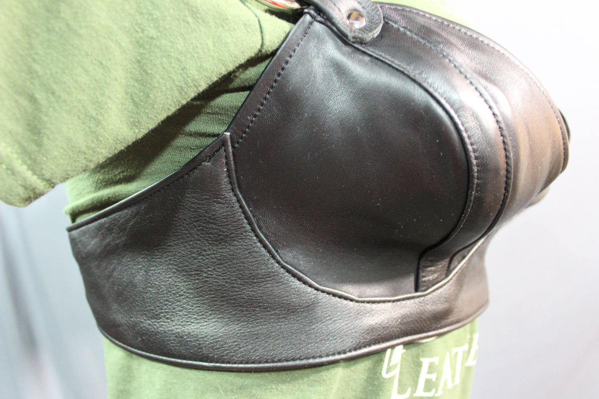 Back to Basics! Our classic all leather bra - view 2